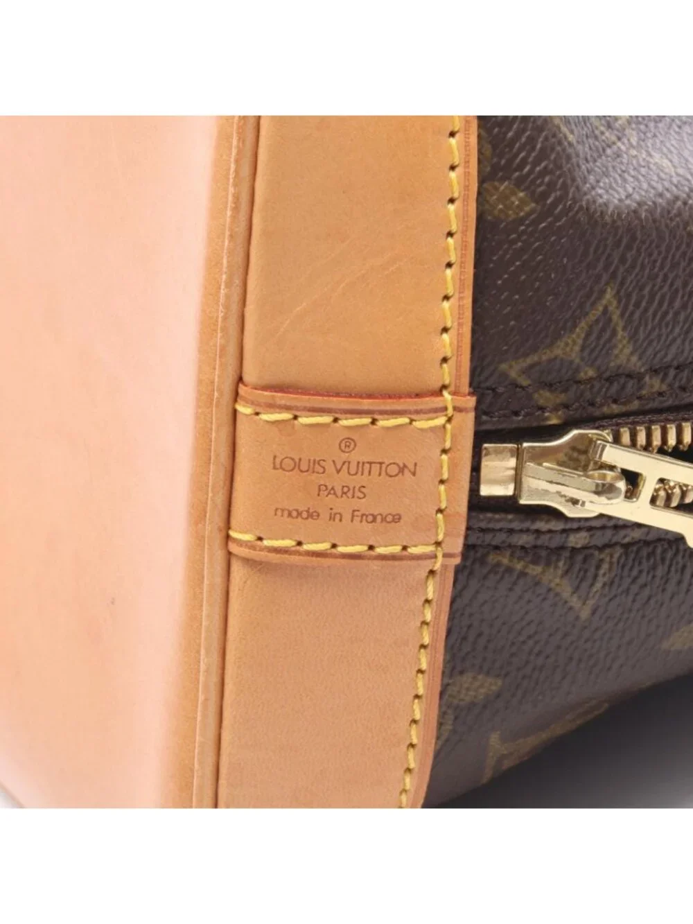 Louis Vuitton Handbag Alma PM Canvas Leather